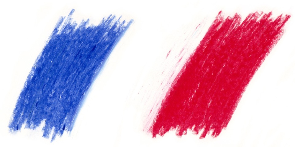 Peinture drapeau français