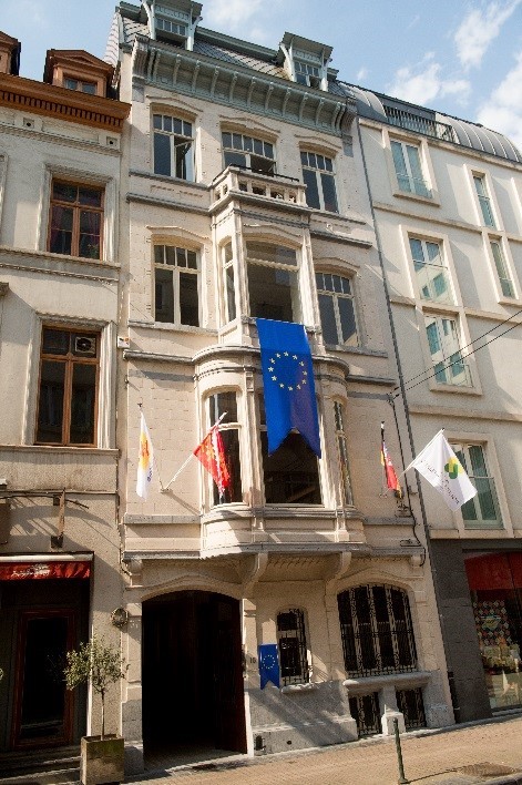Photographie du bâtiment du Bureau Europe Grand Est à Bruxelles