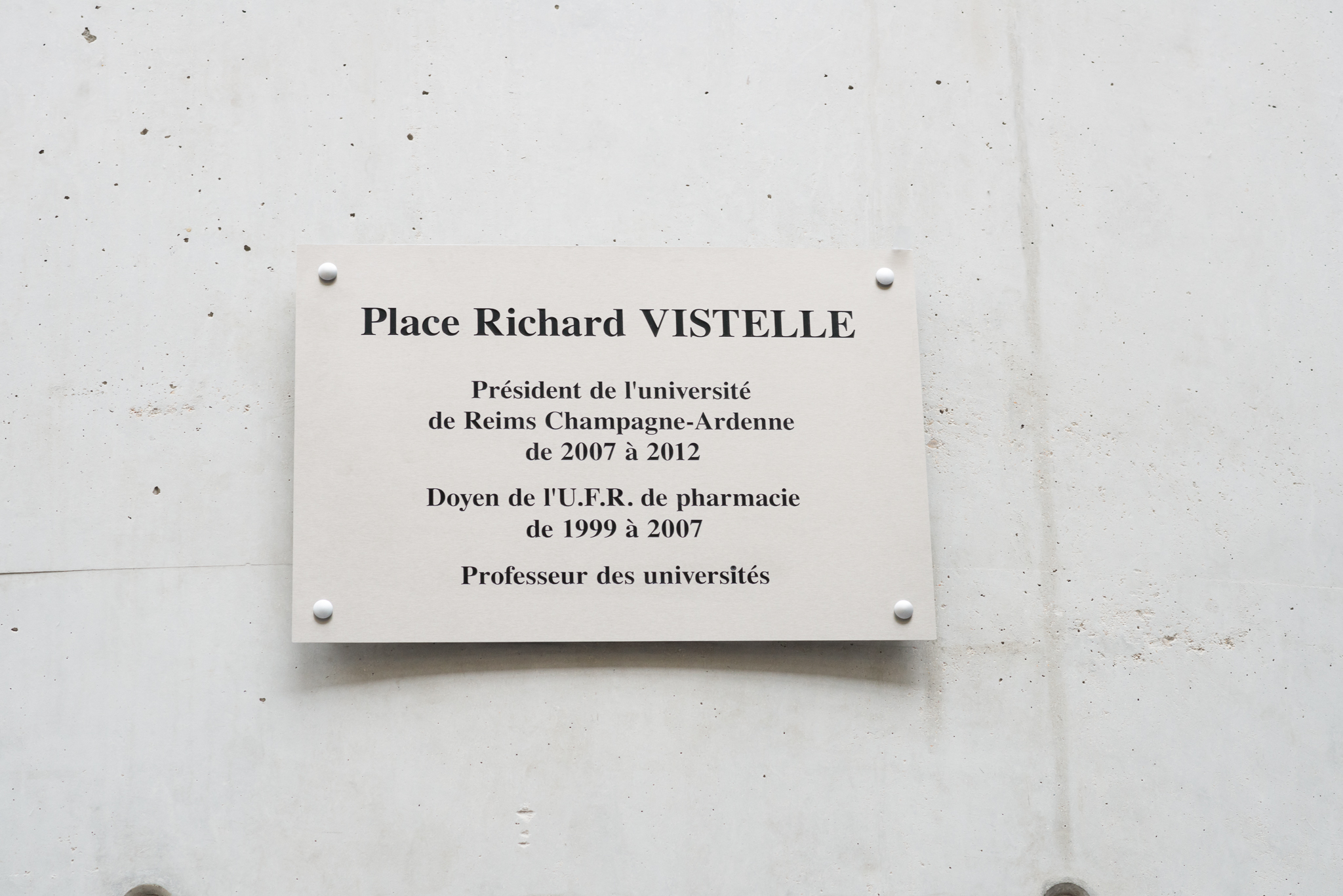 Inauguration place Richard Vistelle 