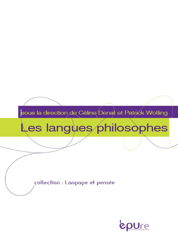 Les langues philosophes