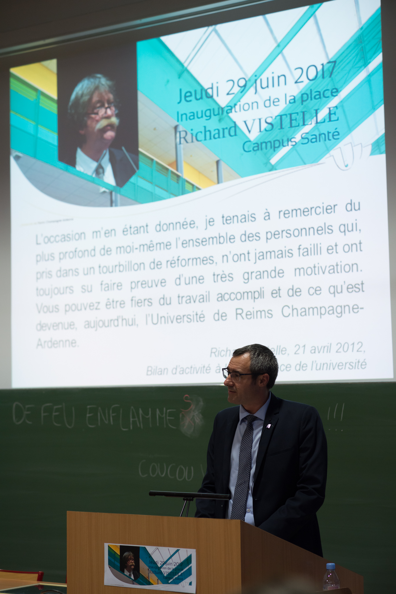 Inauguration place Richard Vistelle 