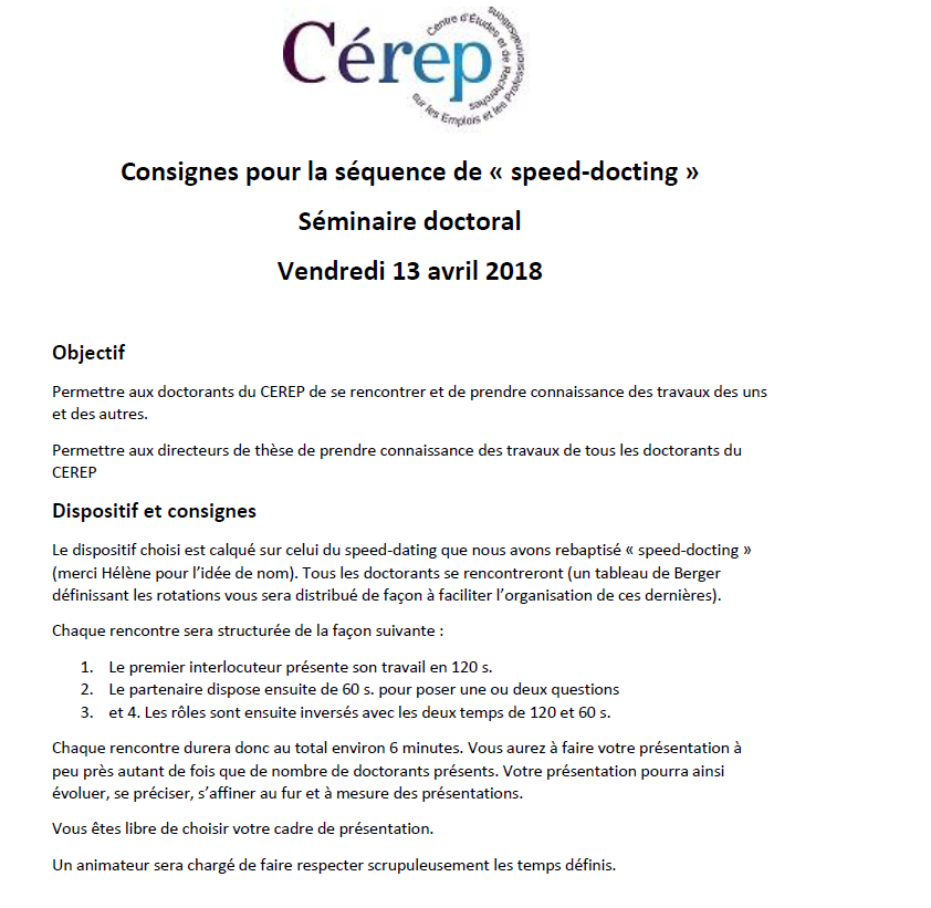 Séminaire doctorant-e-s du 13 avril 2018