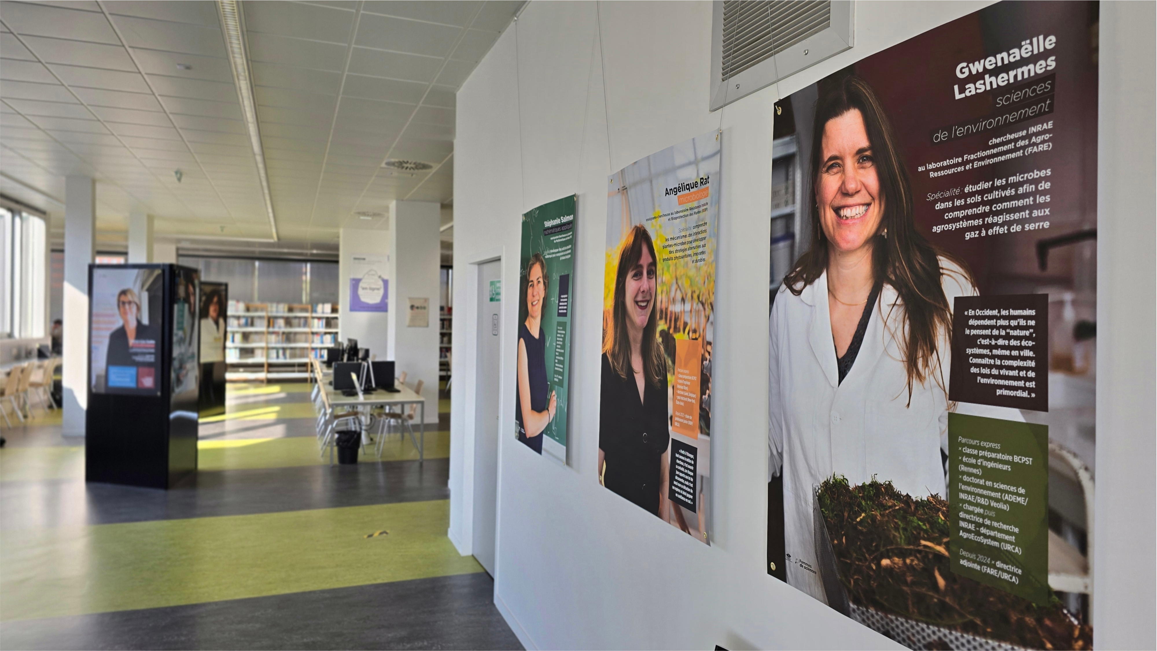 Exposition "Femmes de sciences" à découvrir à la bibliothèque Moulin de la Housse jusqu'au 7 novembre et en ligne sur notre site et Spotify
