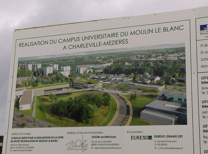 Aperçu du campus de Charleville-Mézières