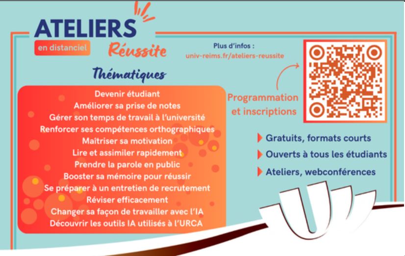 Ateliers de la réussite 2025