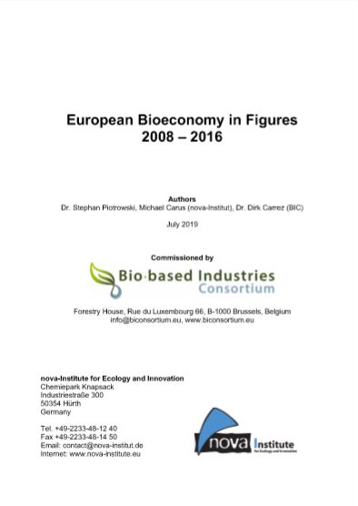 image European Bioeconomy in Figures 2008 – 2016  