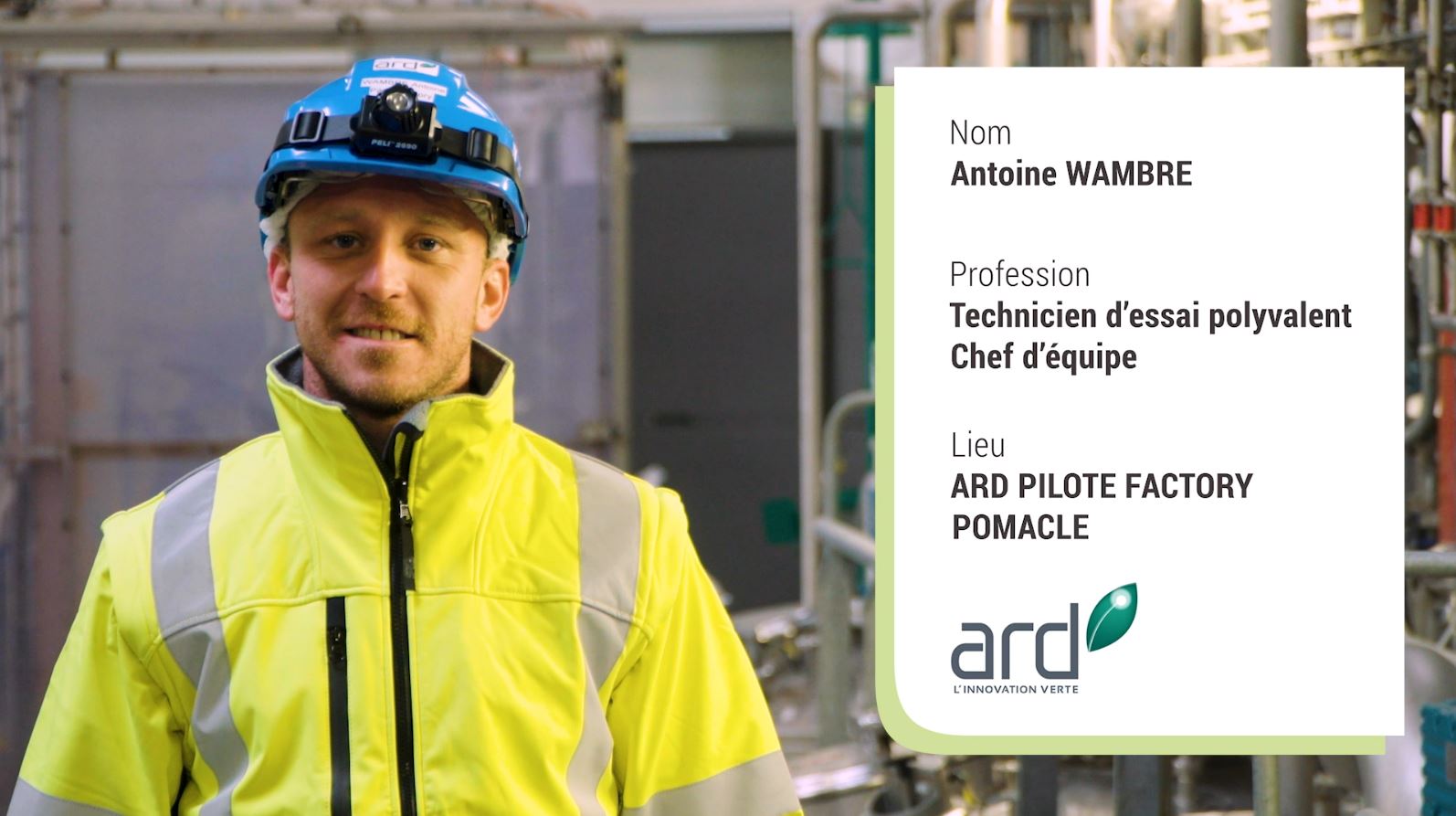 Vidéo Antoine Wambre ARD
