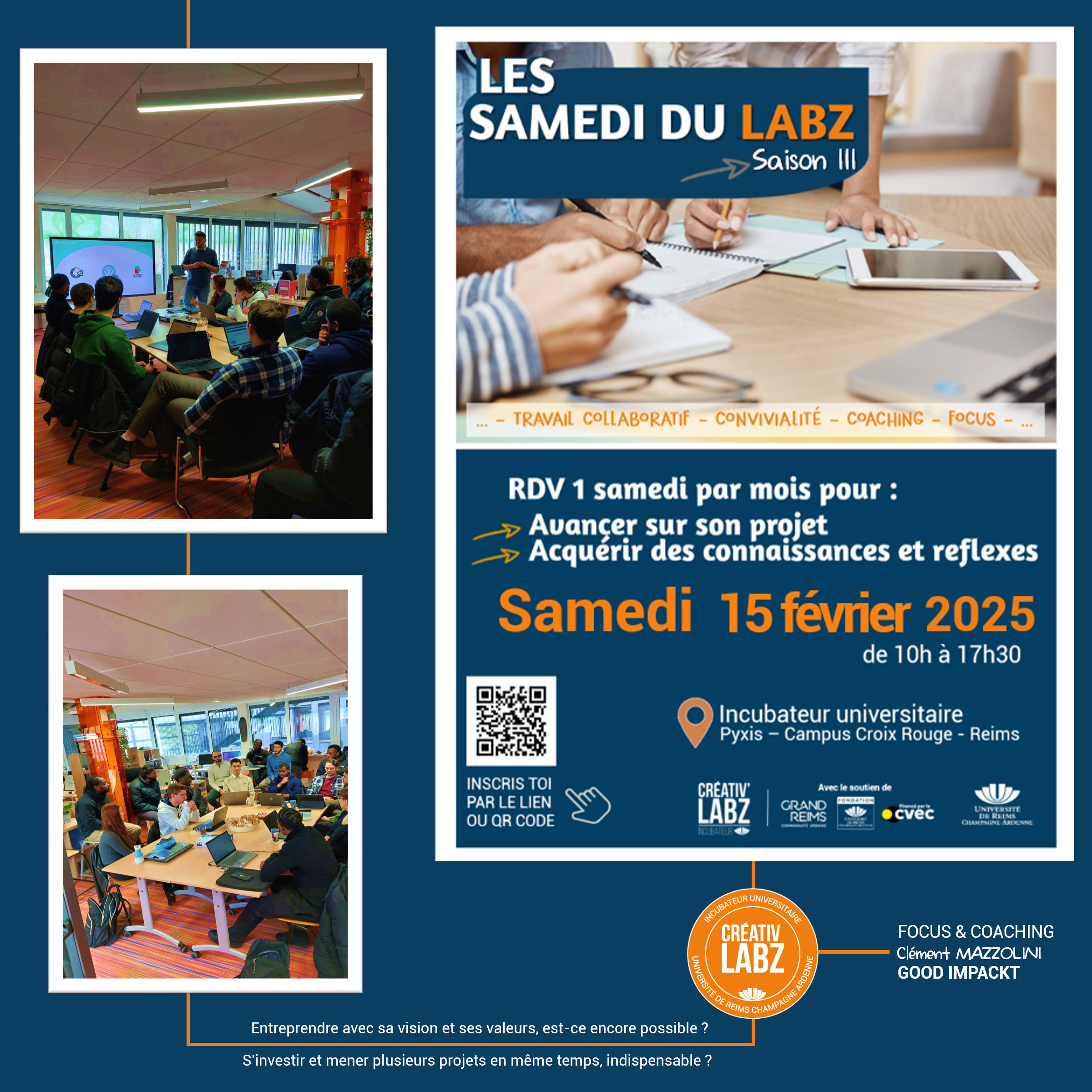 Les Samedi du LABZ sont de retour pour une 4ème saison en Octobre 2025 !