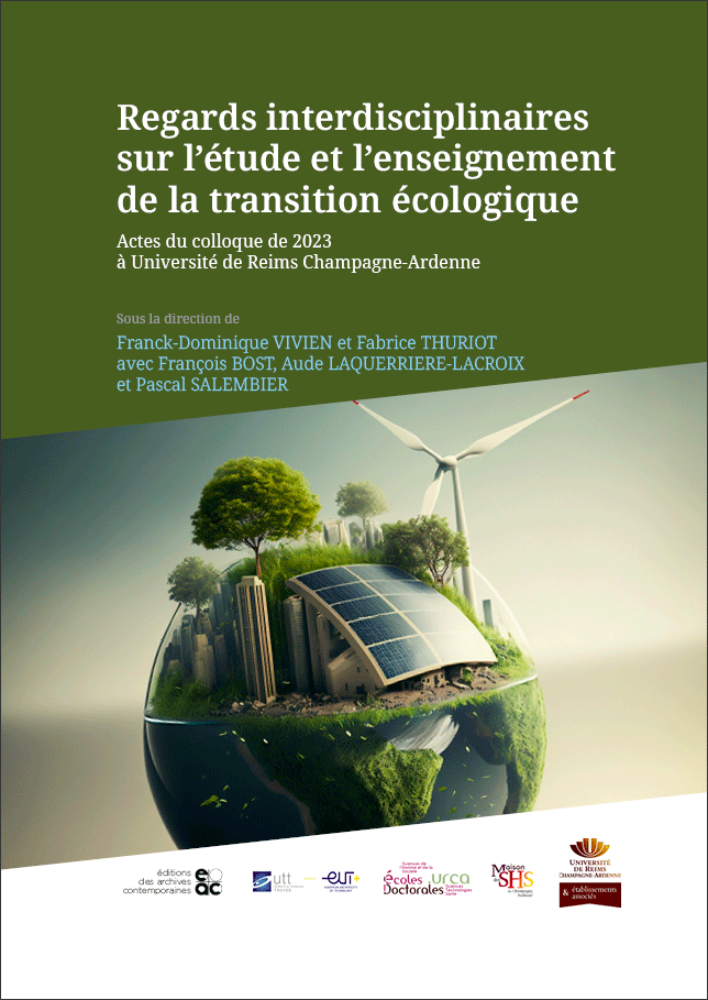 Parution de l'ouvrage "Regards interdisciplinaires sur l’étude et l’enseignement de la transition écologique"