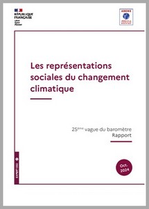 25 vagues du baromètre ADEME "Les représentations sociales du changement climatique"