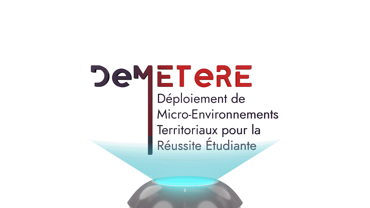 Logo DeMETeRE animation 3D