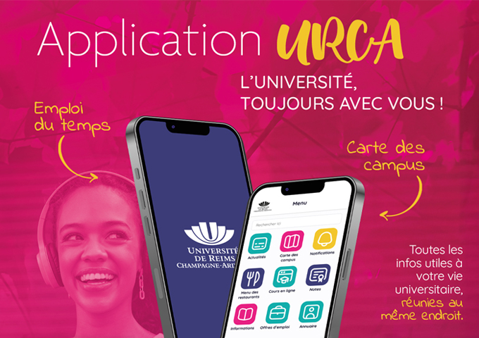 visuel application mobile URCA