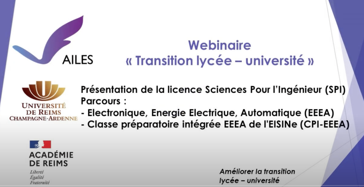 Webinaire CPI Licence EEEA