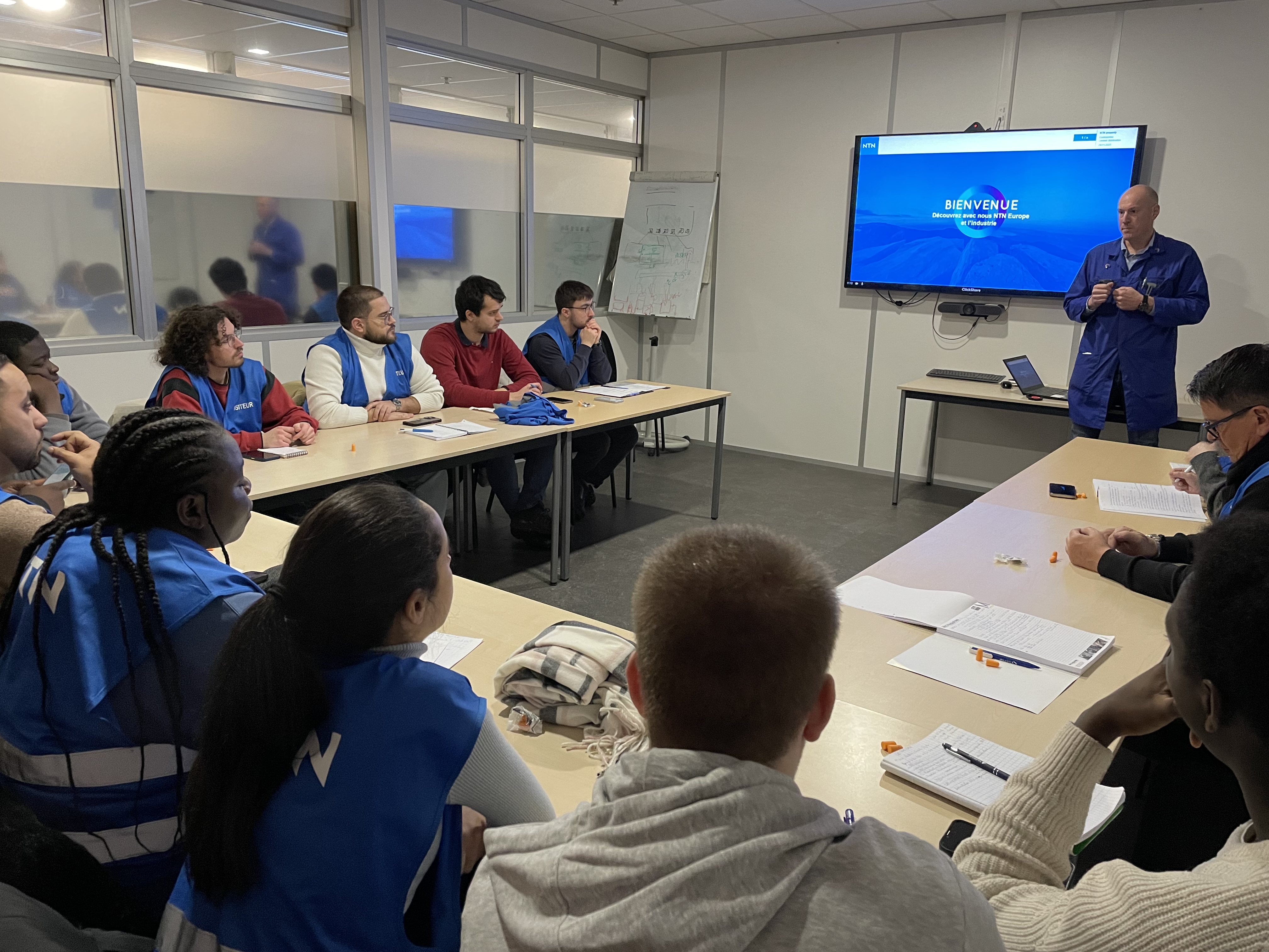 Présentation dans une entreprise