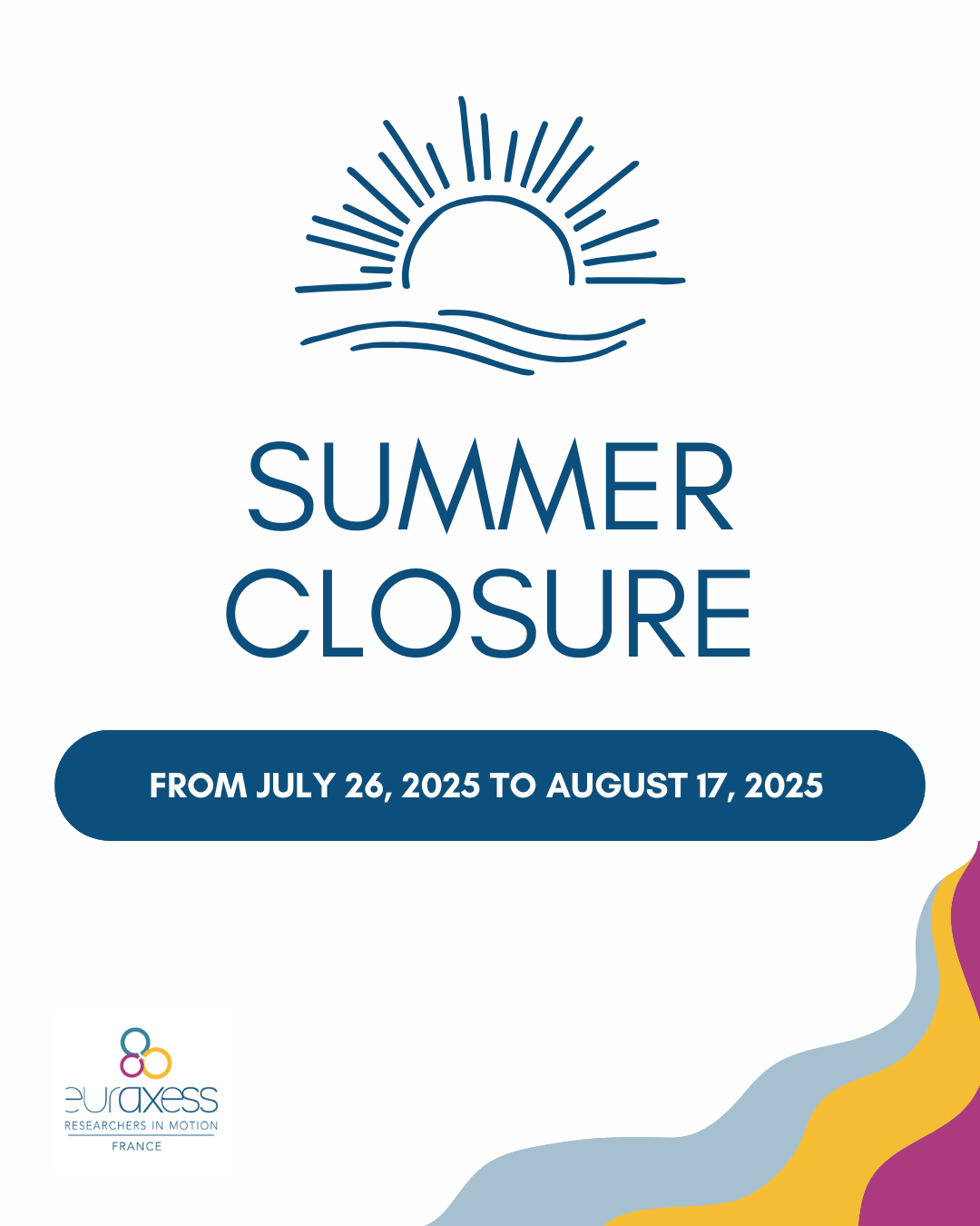 EURAXESS Reims Summer Closure