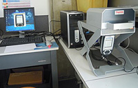 Analyseur XRF à fluorescence X sur stand