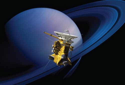La sonde CASSINI (NASA/JPL, vue d'artiste)