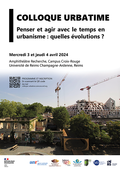 Affiche du colloque UrbaTime