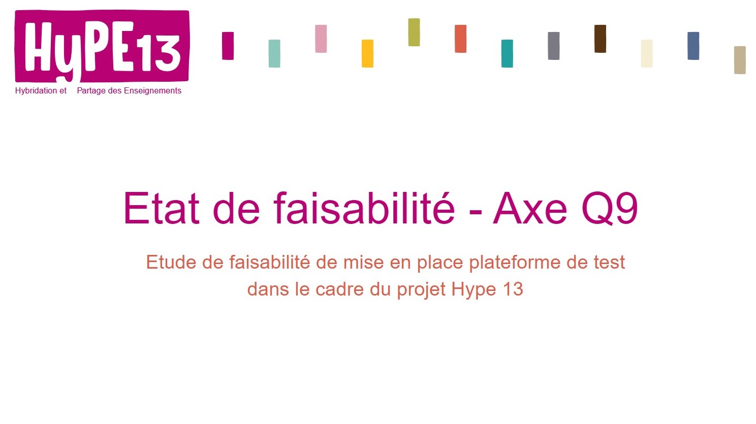Etude de faisabilité des Learning Analytics