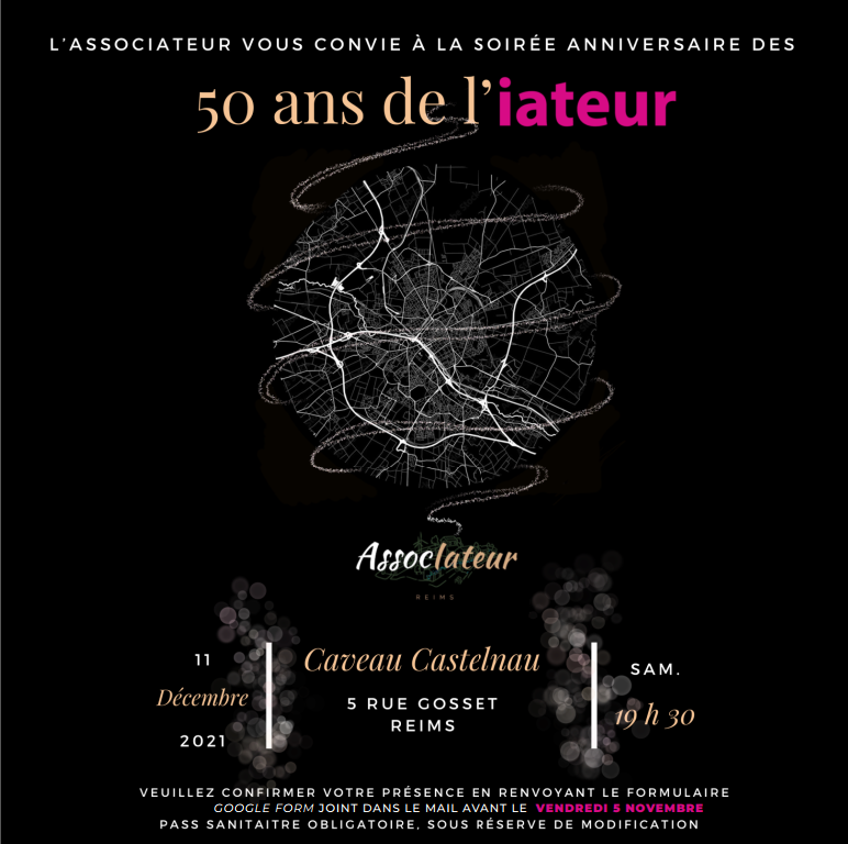 carton invitation Gala Assoc'iateur