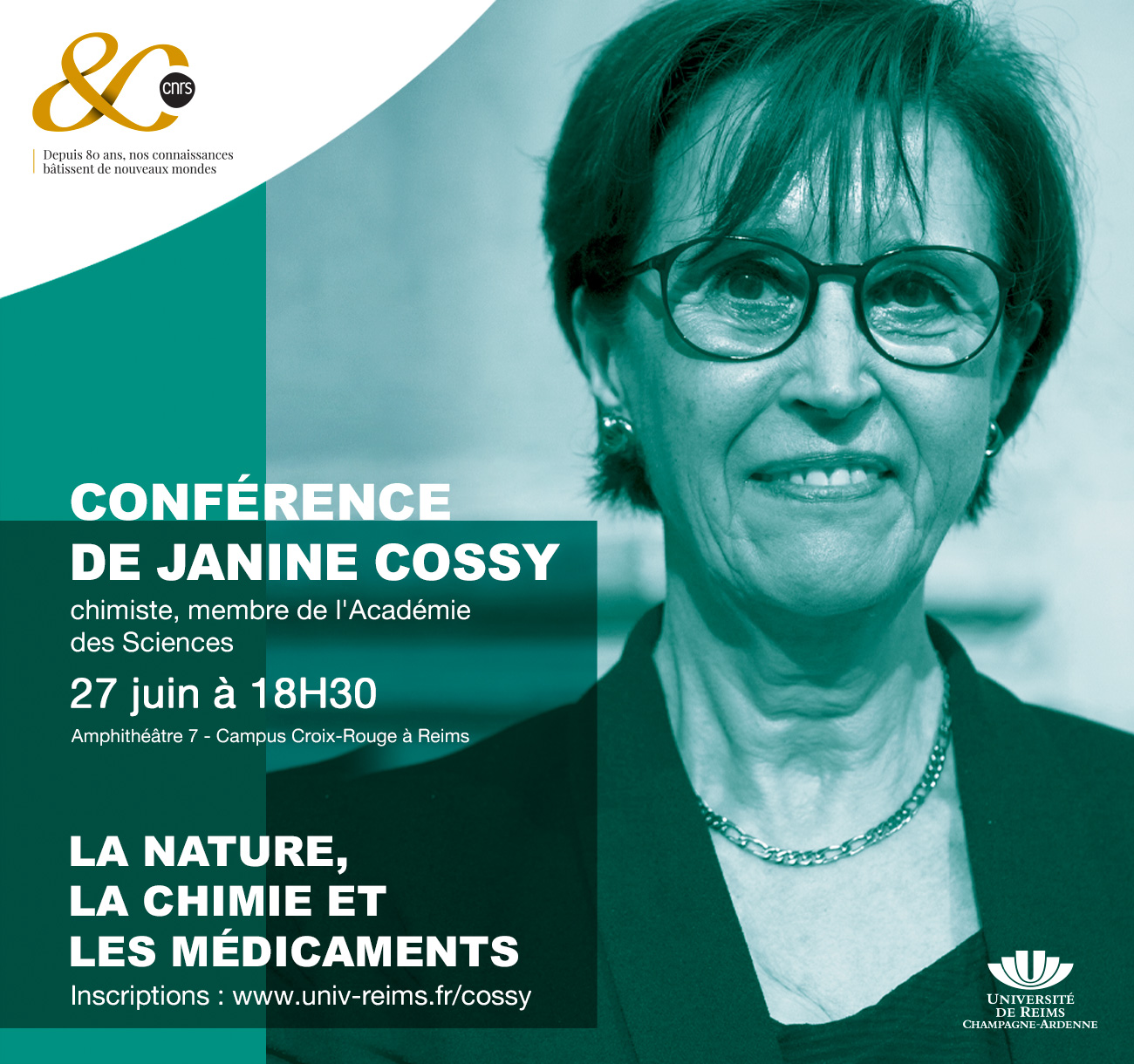 Affiche Conférence Janine Cossy
