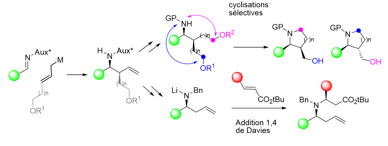 Allylmétallation diastéréosélective