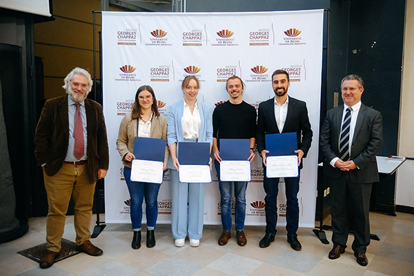 Cérémonie de remise de prix de l’Institut Georges Chappaz