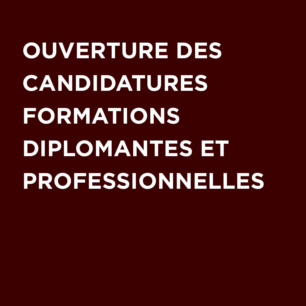 Ouverture des candidatures pour nos formations vigne et vin