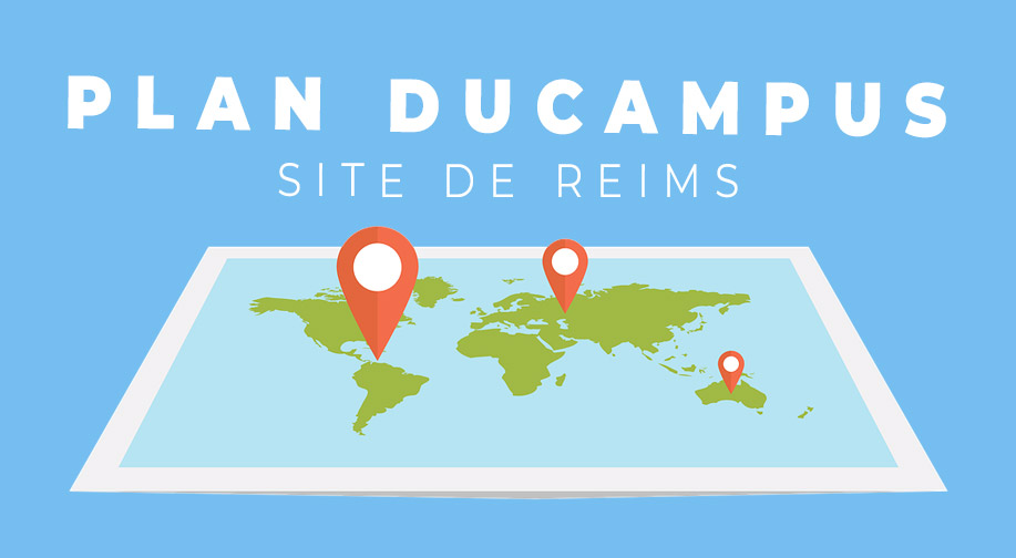 Plan du Campus - Site de Reims