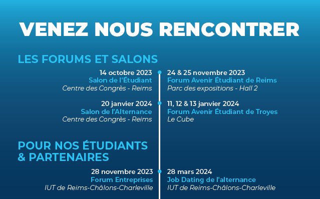 Dates rentrées B.U.T.