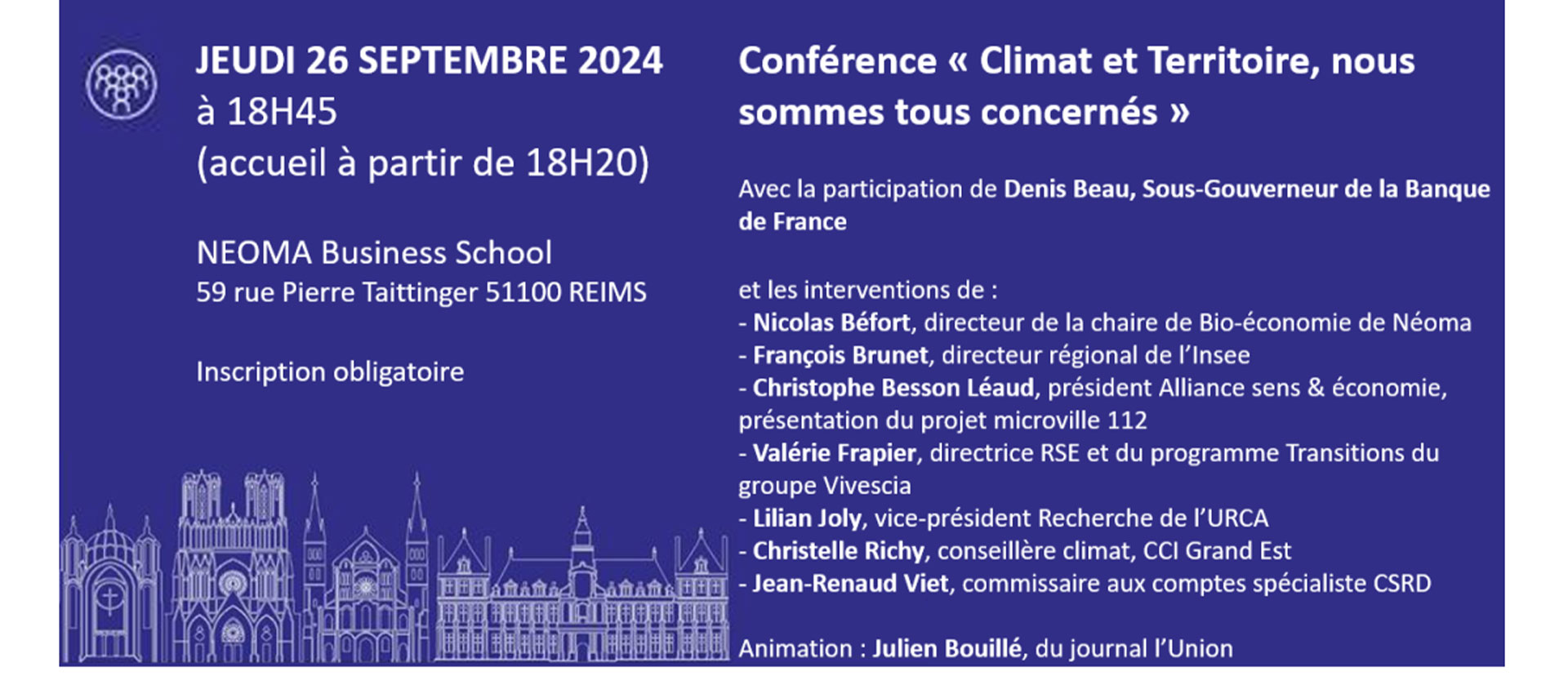 Conférence « Climat et Territoire, nous sommes tous concernés »