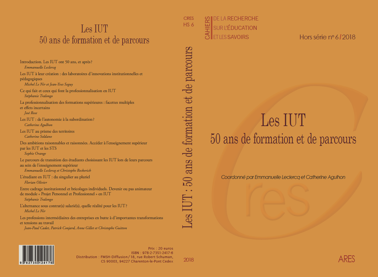 Les IUT 50 ans de formation et de parcours