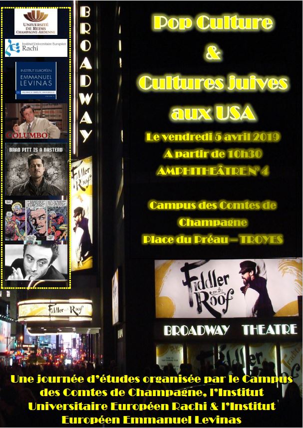 Pop Culture et Cultures Juives aux USA