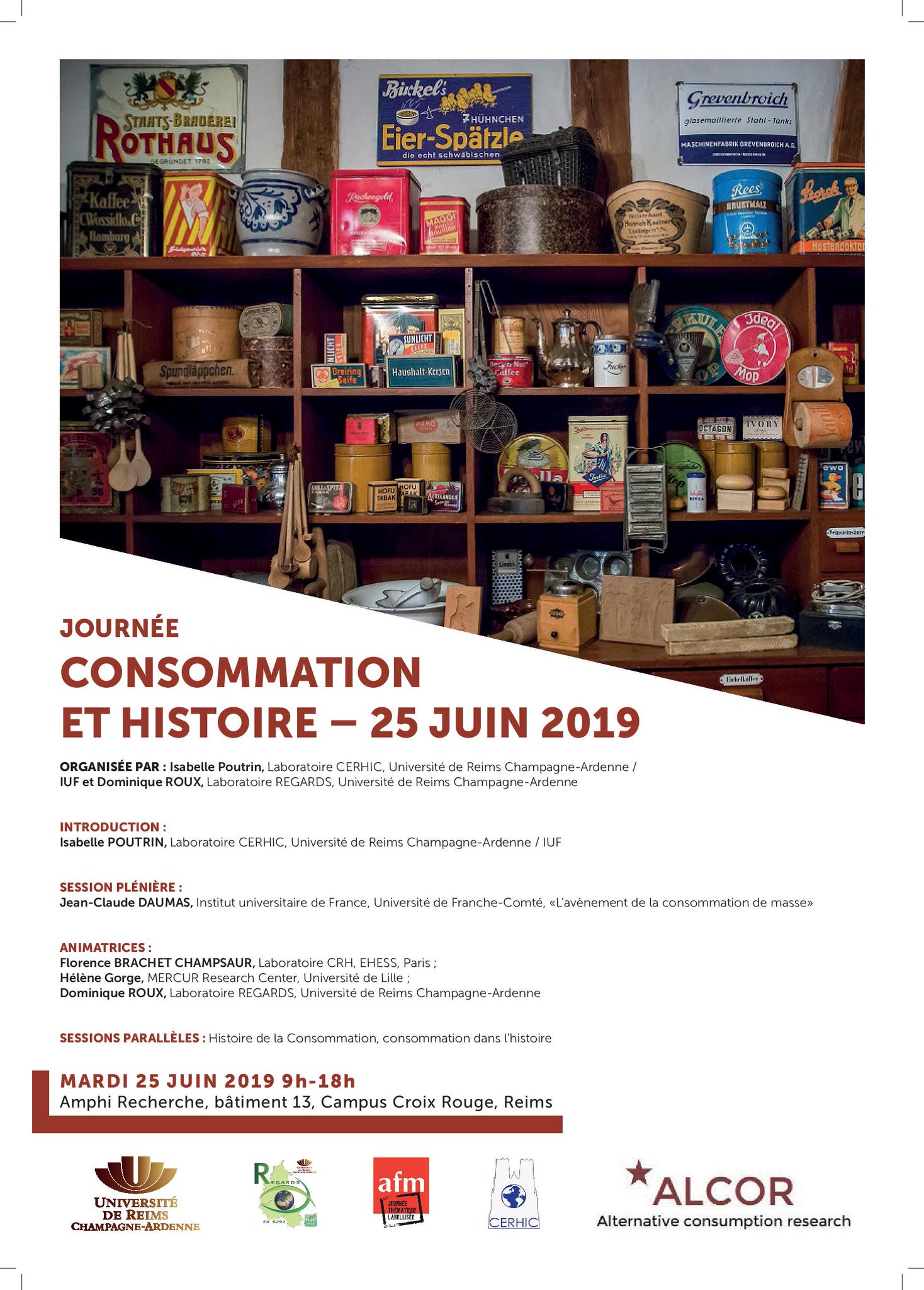 Affiche JE Consommation et Histoire