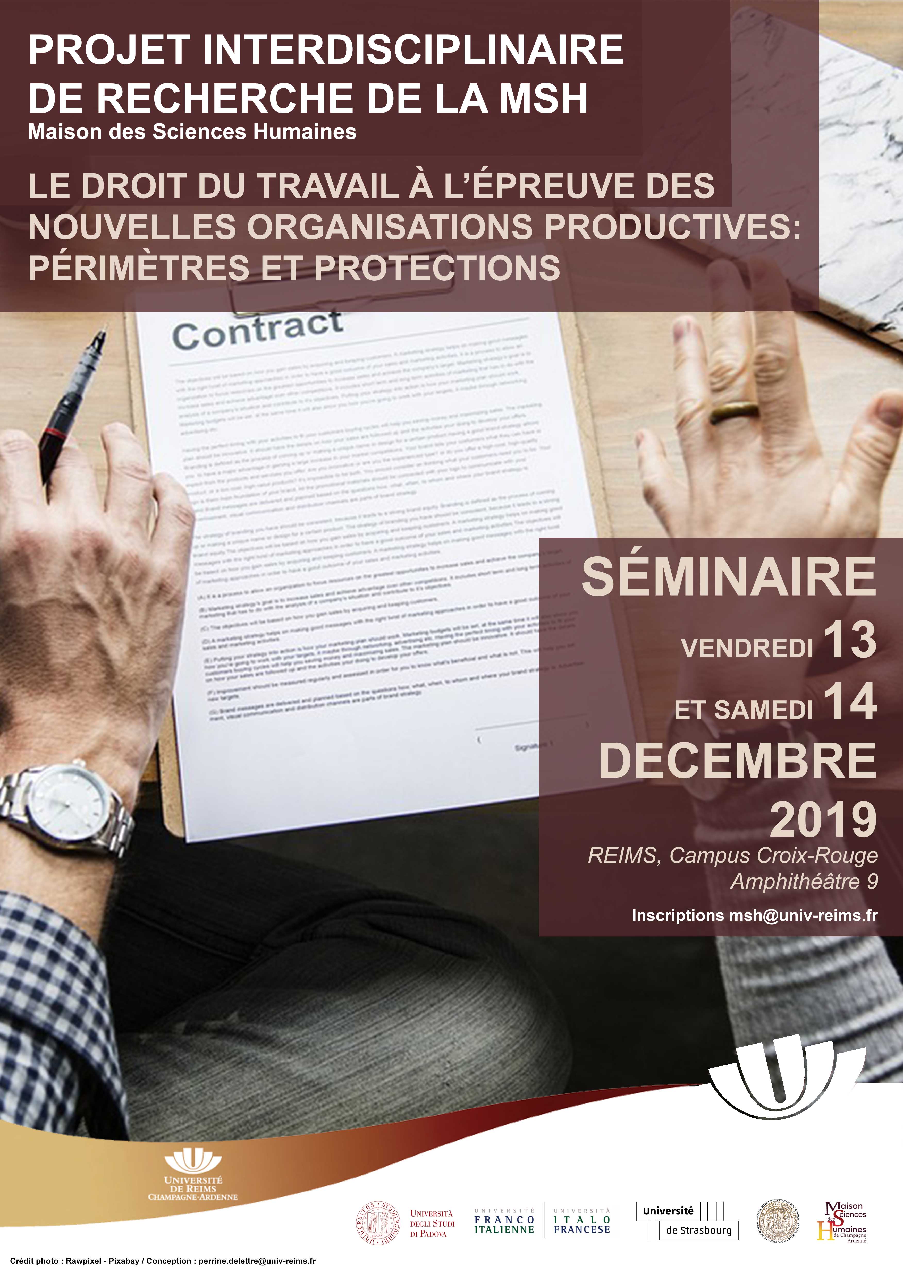 Affiche du séminaire