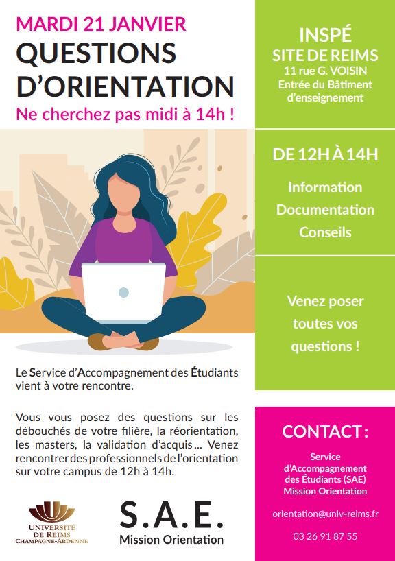 Affiche question orientation