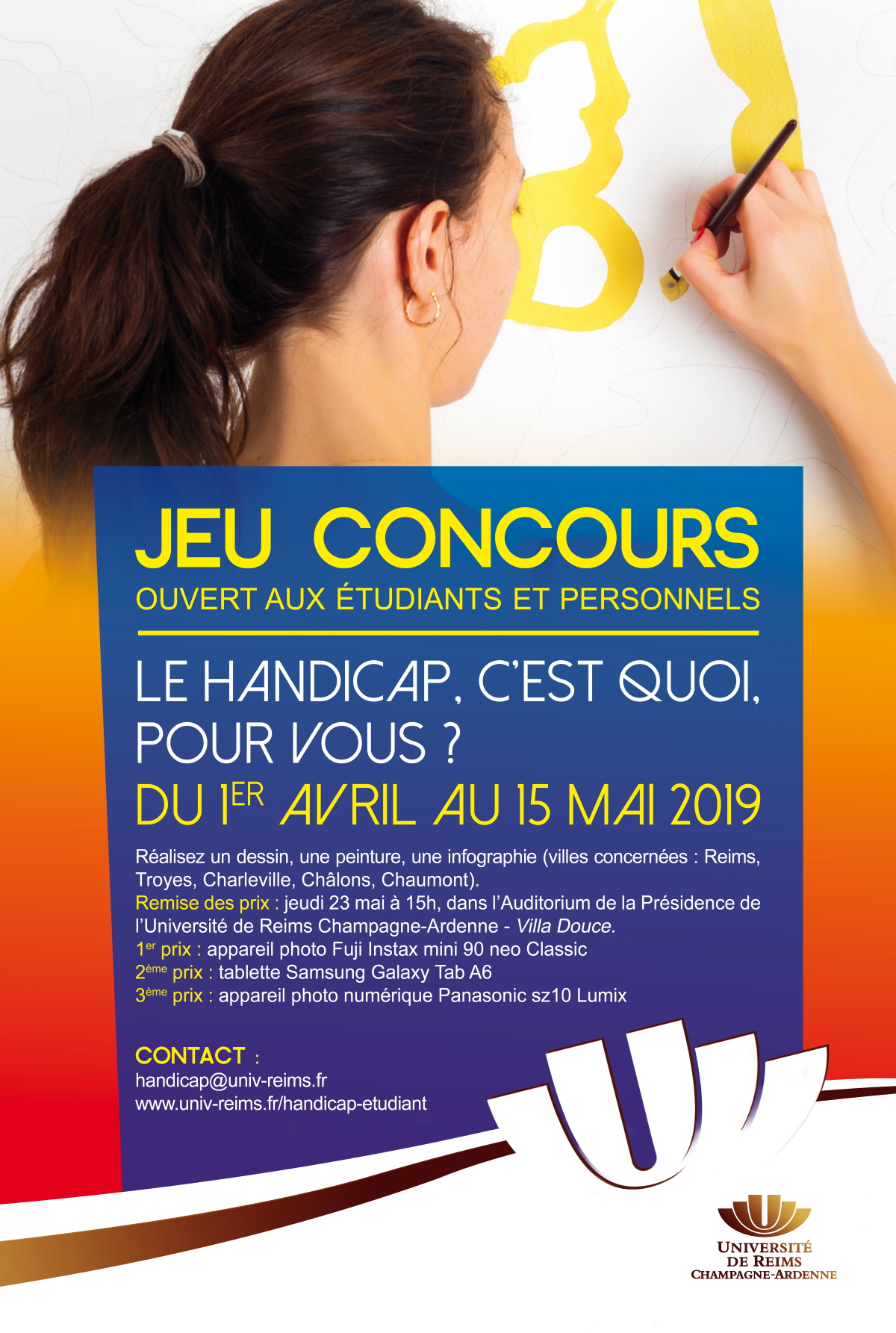 affiche concours le handicap c'est quoi pour vous ?