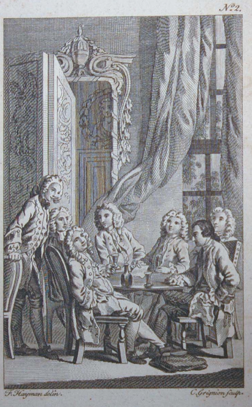 Le Club de « Mr Spectator » (illustration pour l’édition en volumes de 1788)