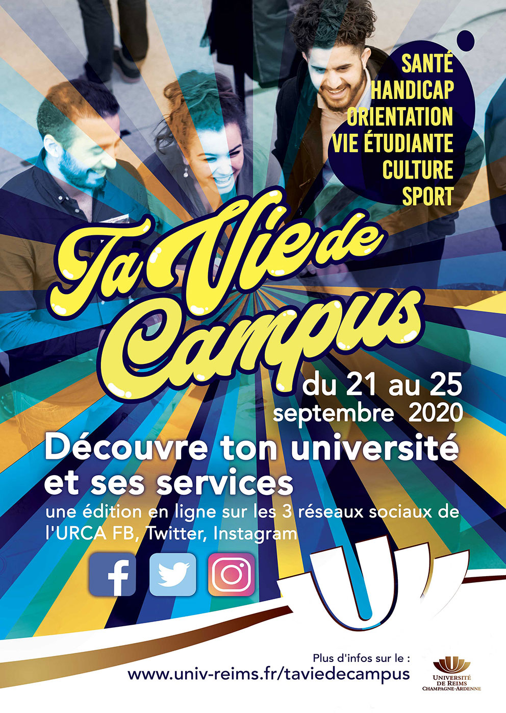 Affiche Ta vi de campus 2020