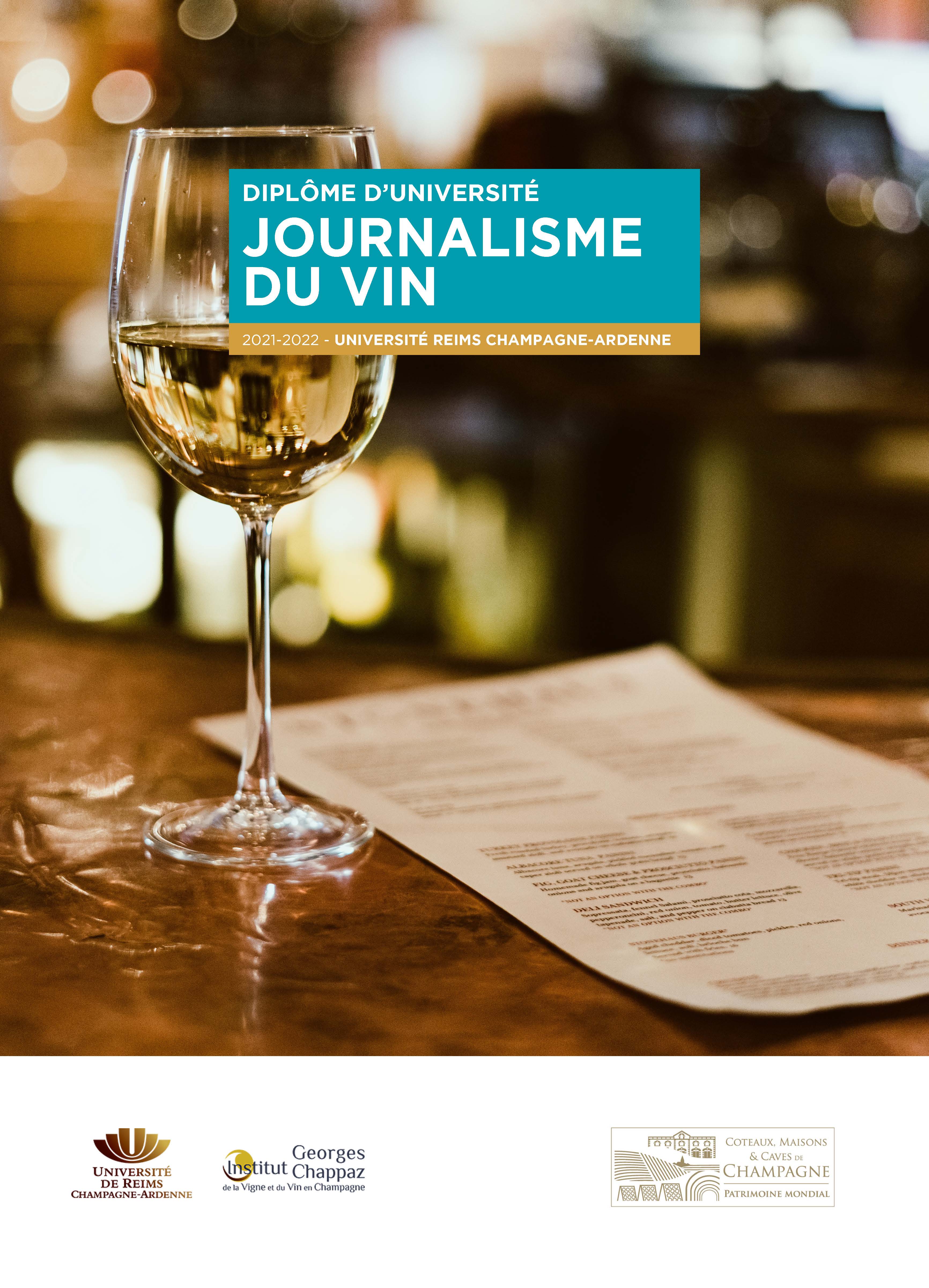 Diplôme Universitaire Journalisme du vin