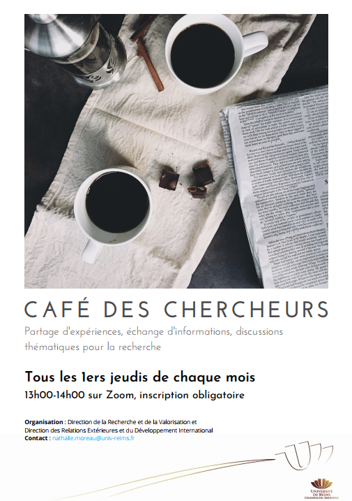 affiche café des chercheurs