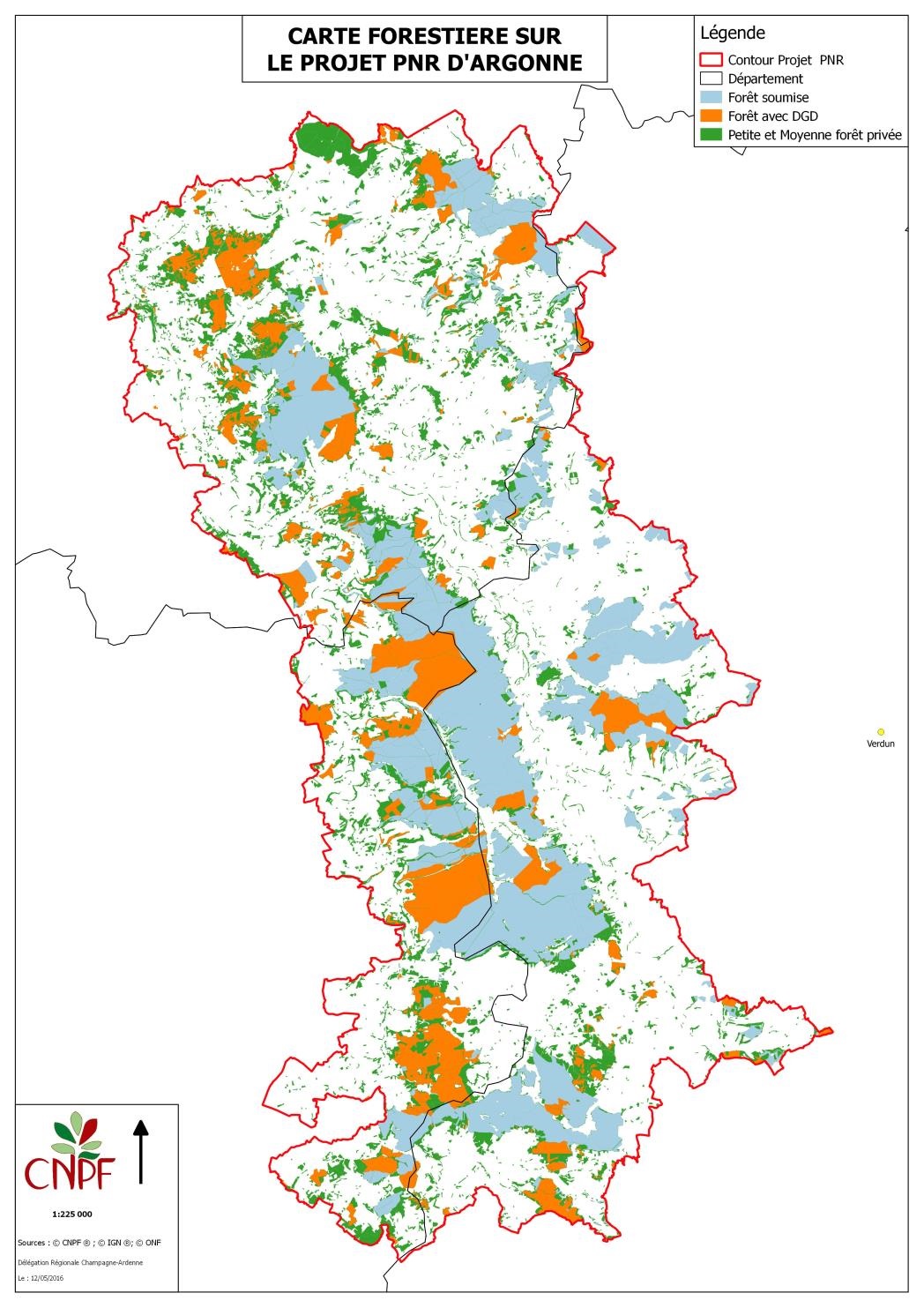 La diversité des surface forestières en Argonne