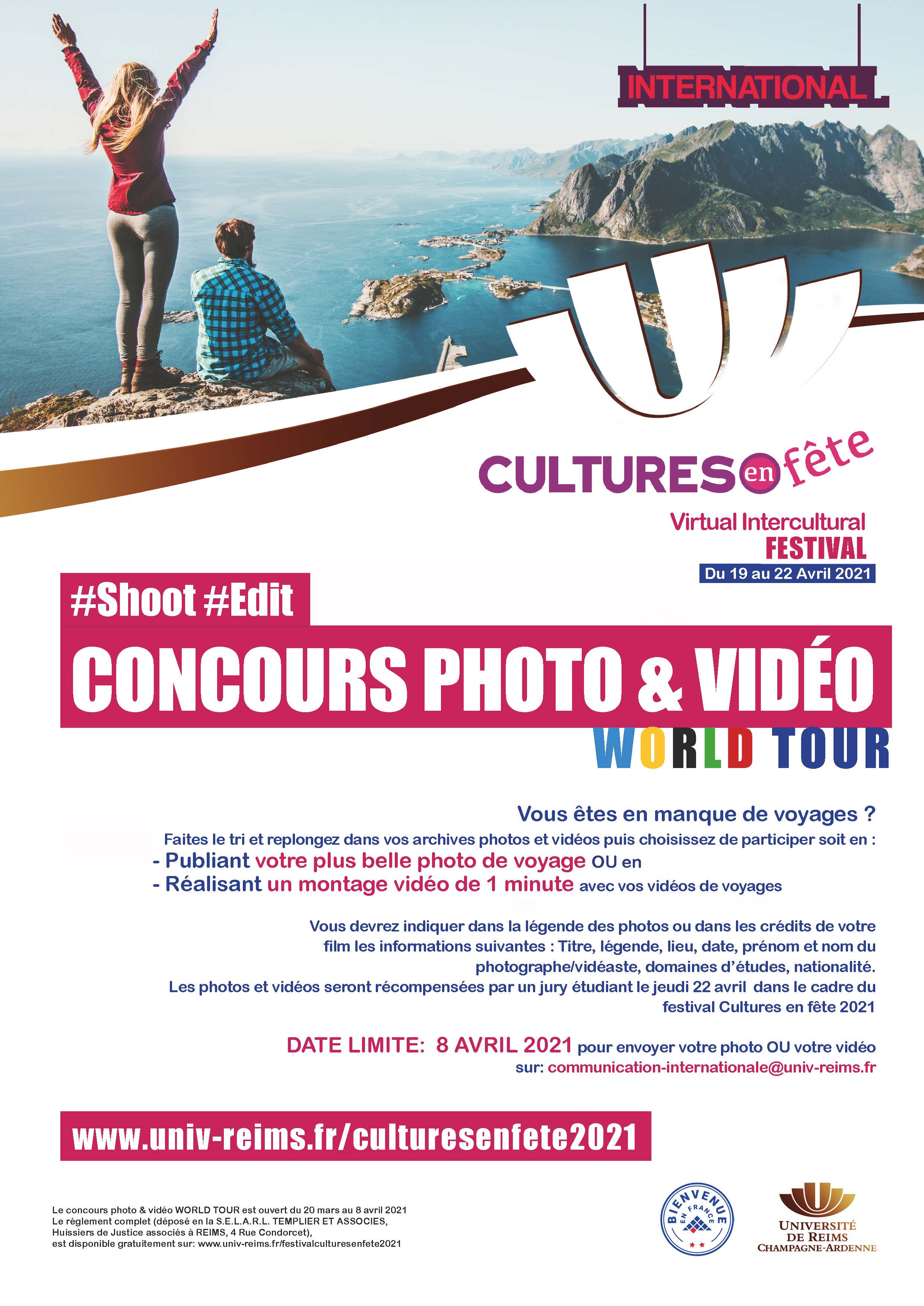 CONCOURS PHOTO & VIDEO [ WORLD TOUR ]