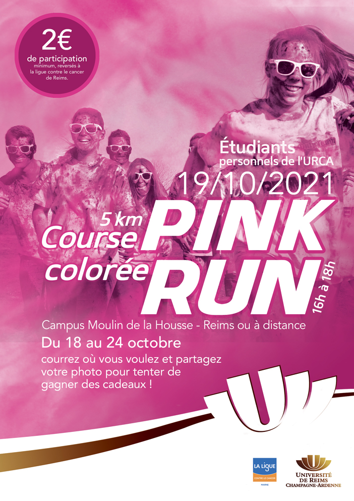 Affiche de la Pink run