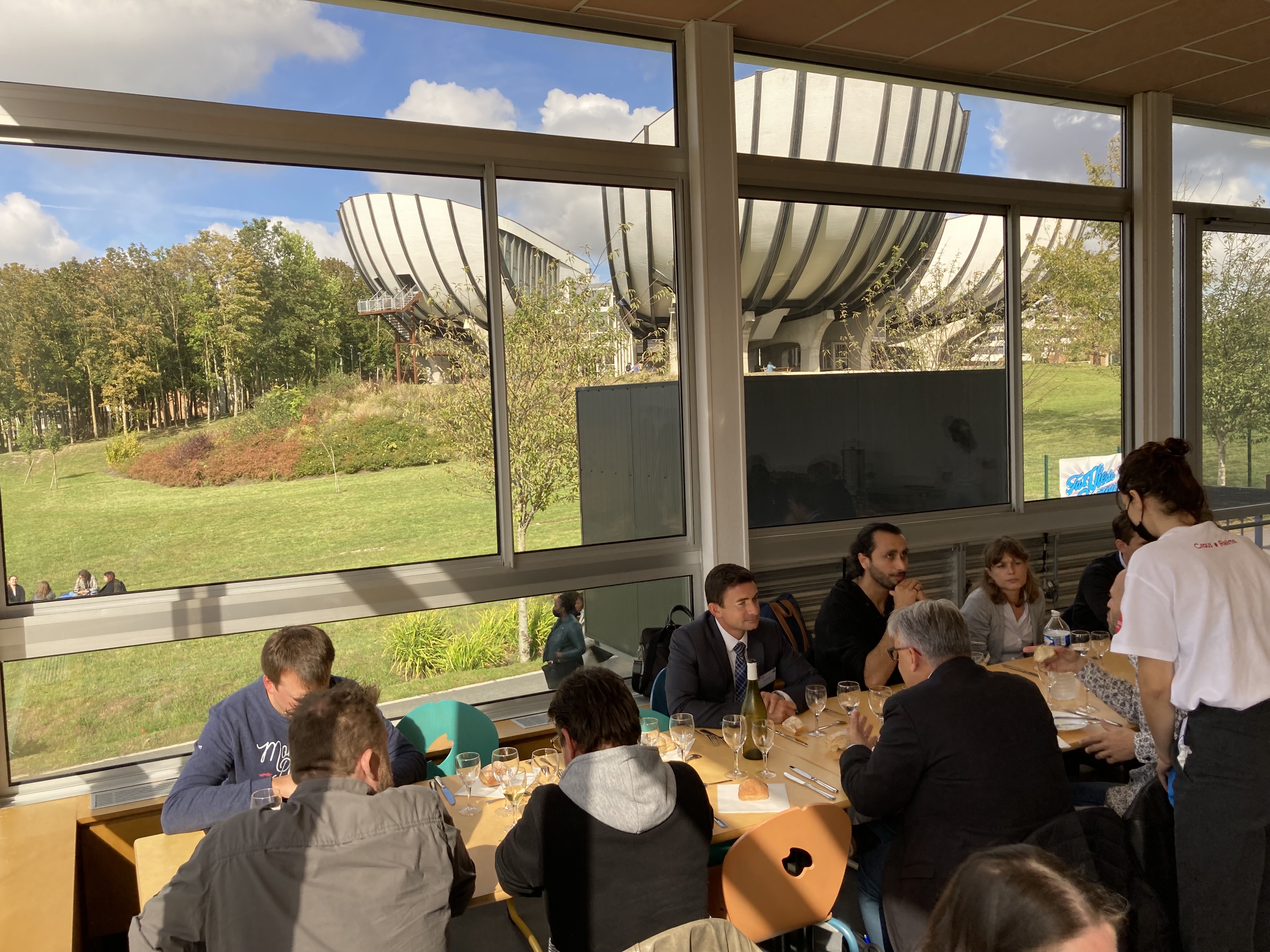 Temps convivial avec vue sur les coquilles