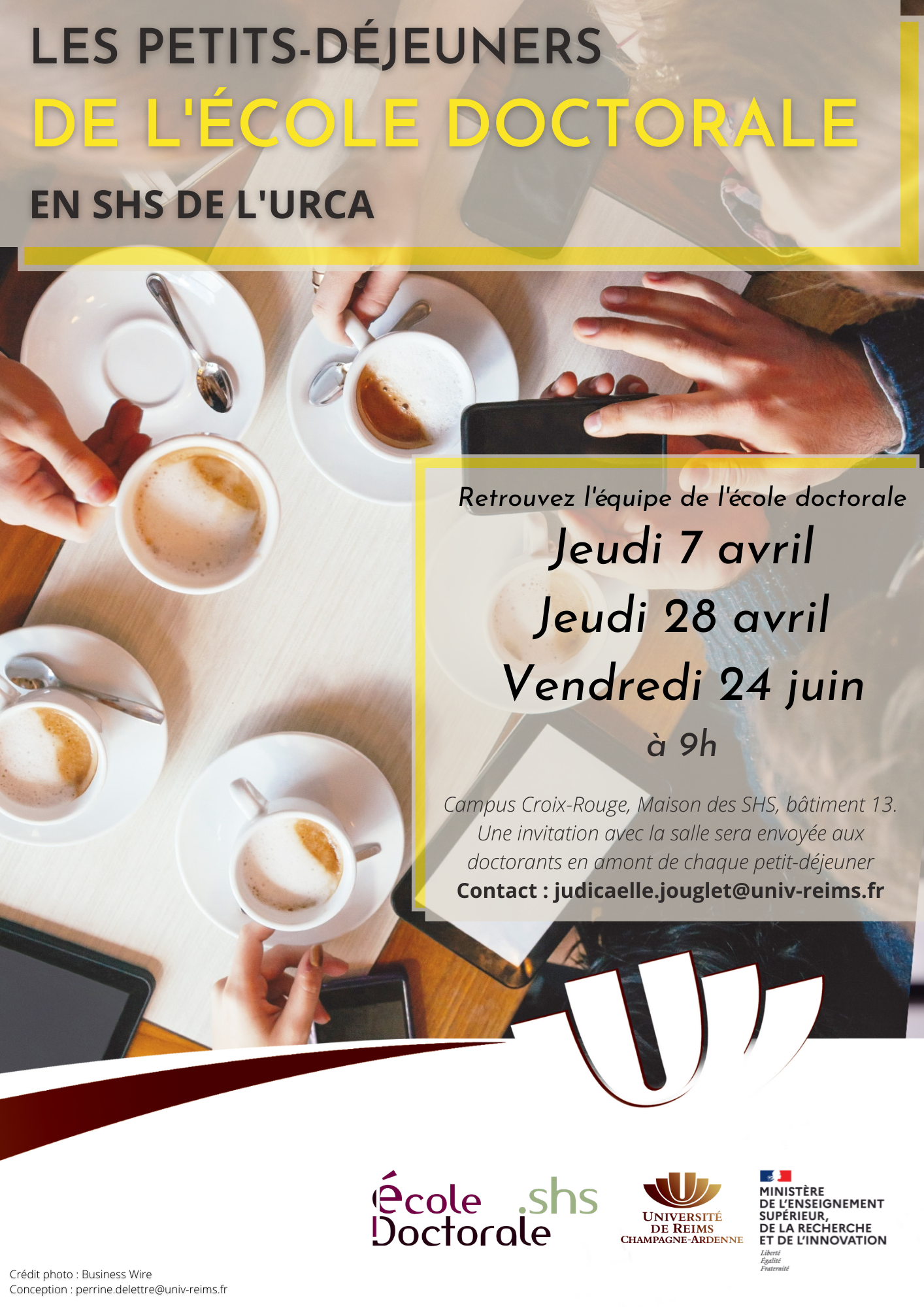Affiche Petits déjeuners ED SHS Affiche Petits déjeuners ED SHS