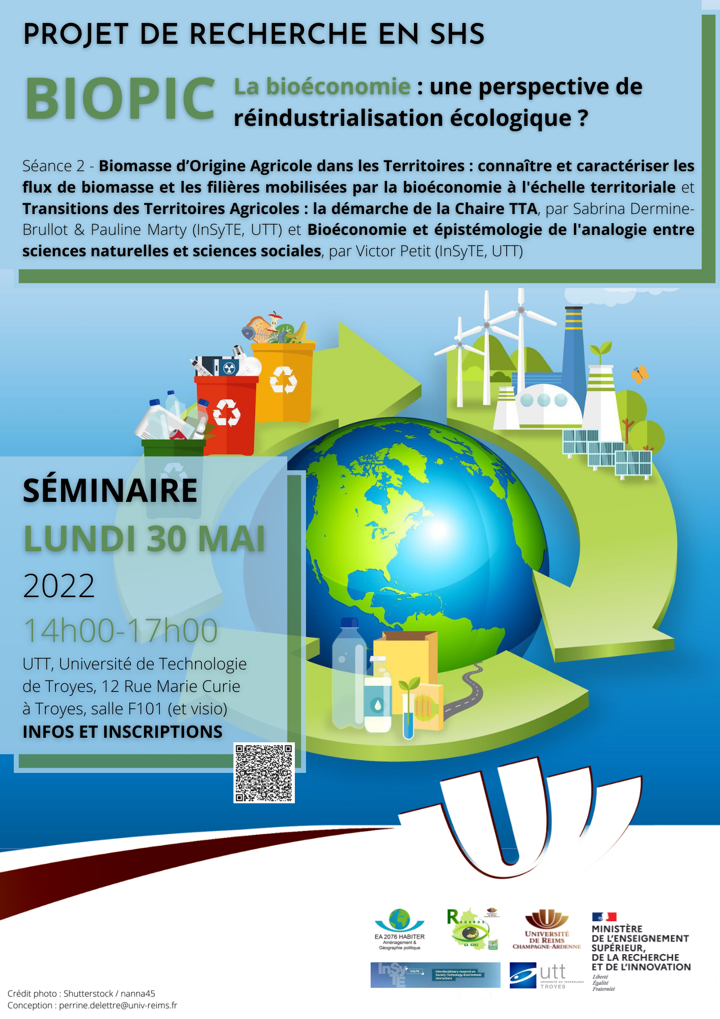 Affiche séminaire BIOPIC du 30 mai 2022
