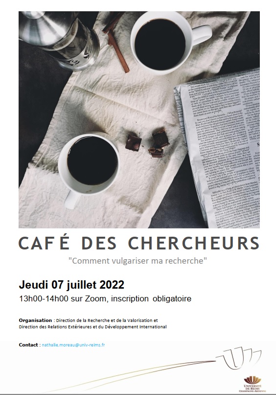 Affiche café des chercheurs