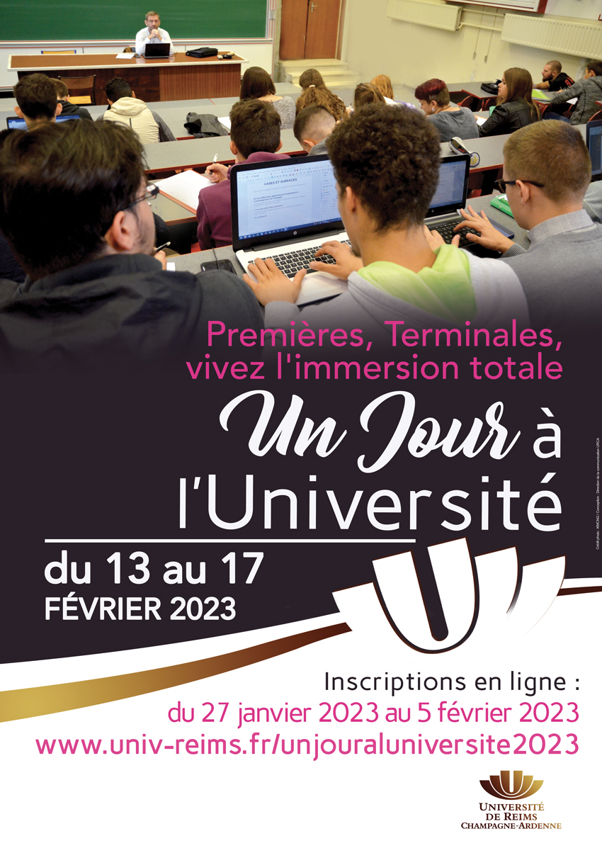 Affiche un jour à l'université