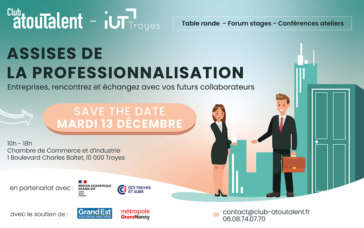 Save the date club atutotalent